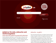 Tablet Screenshot of jobpilot.de
